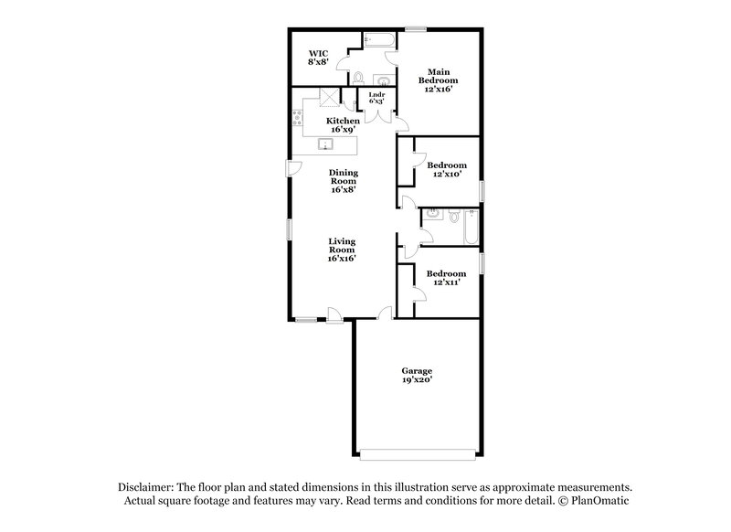 1,650/Mo, 2437 Double Oak Dr New Braunfels, TX 78130 Floor Plan View