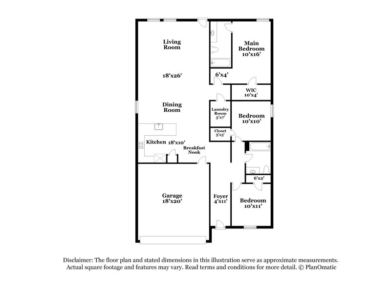 1,505/Mo, 14007 Southton Basin San Antonio, TX 78223 Floorplan View