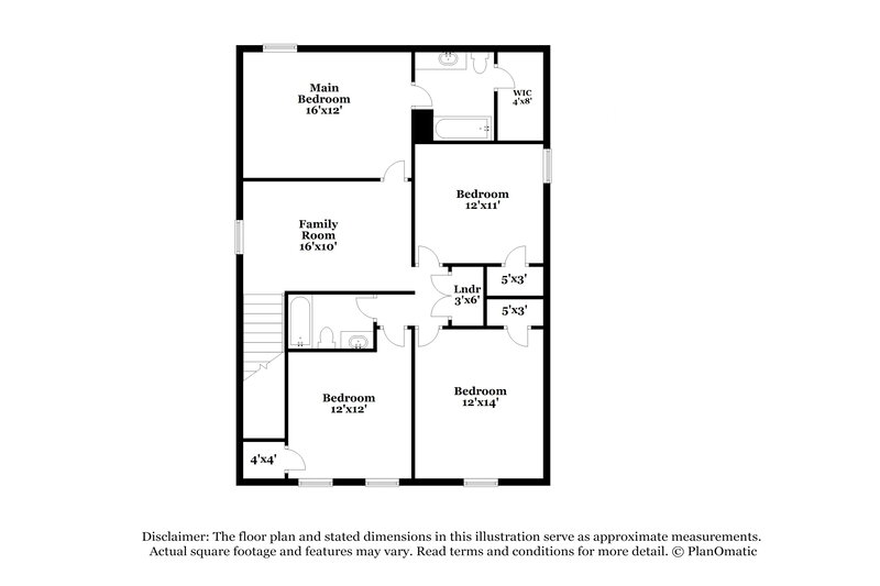 1,920/Mo, 9913 Leeds Wheel San Antonio, TX 78254 Floorplan View