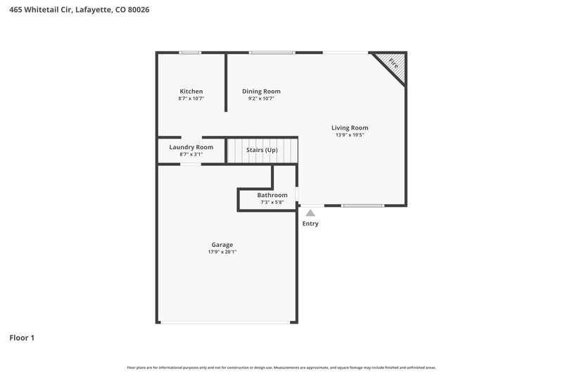 1,310/Mo, 9422 Valley Rock San Antonio, TX 78250 Floor Plan View