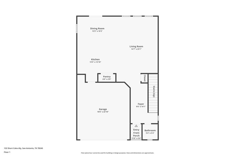 1,595/Mo, 132 Short Cake Aly San Antonio, TX 78253 Floor Plan View