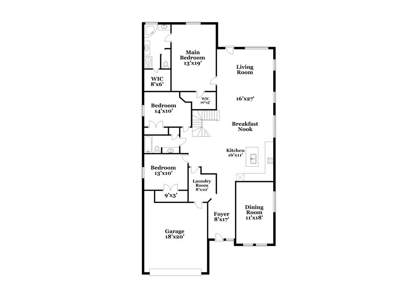 2,385/Mo, 533 Brook Shadow Cibolo, TX 78108 Floorplan View