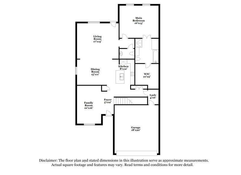 2,105/Mo, 8611 Ludlow Cove Converse, TX 78109 Floor Plan View
