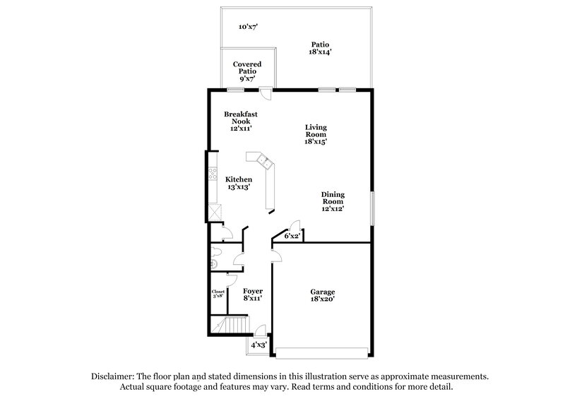 1,905/Mo, 10319 Royal Est San Antonio, TX 78245 Floor Plan View