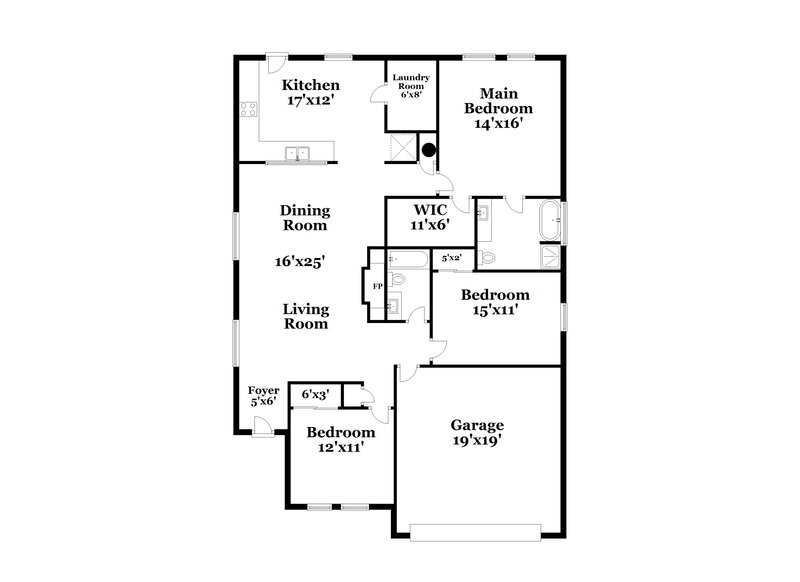 1,835/Mo, 120 Bay Willow Cibolo, TX 78108 Floor Plan View