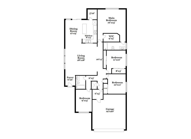 0/Mo, 1231 Range Finder San Antonio, TX 78245 Floor Plan View