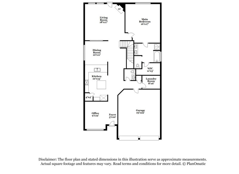 2,210/Mo, 3455 Blue Topaz San Antonio, TX 78245 Floor Plan View