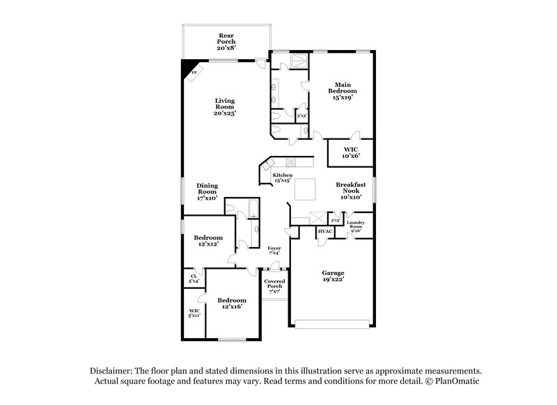 1,710/Mo, 342 Soaring Breeze San Antonio, TX 78253 Floor Plan View