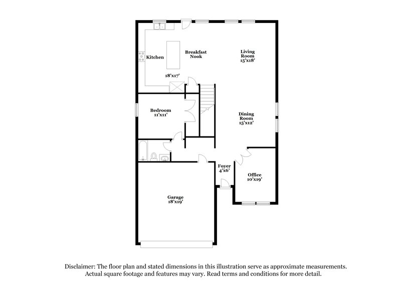 2,500/Mo, 10502 Castello Canyon San Antonio, TX 78254 Floor Plan View