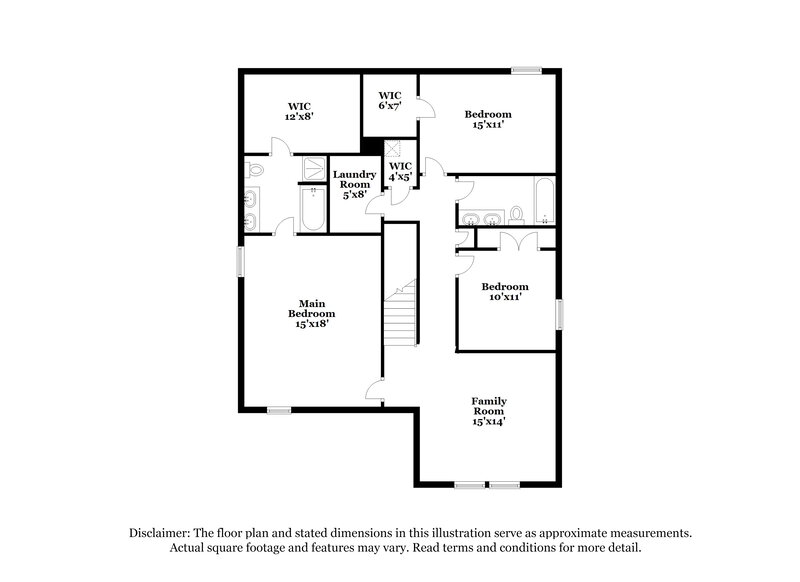 2,500/Mo, 10502 Castello Canyon San Antonio, TX 78254 Floor Plan View 2