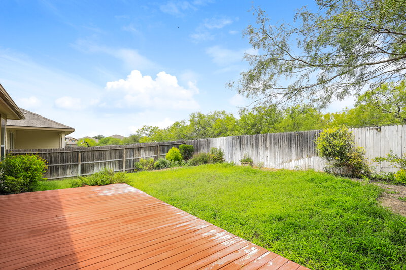 2,090/Mo, 14911 Cave Swallow San Antonio, TX 78253 Deck View