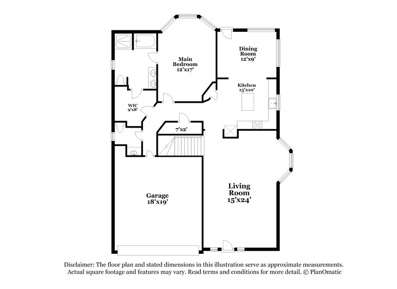2,170/Mo, 3703 Grissom Br San Antonio, TX 78251 Floor Plan View