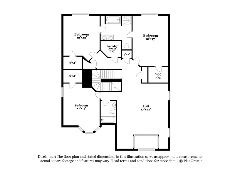 2,170/Mo, 3703 Grissom Br San Antonio, TX 78251 Floor Plan View 2