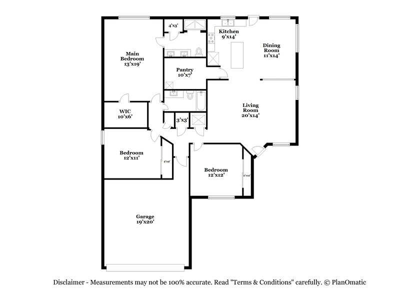 1,845/Mo, 4506 River Brook Dr San Antonio, TX 78244 Floor Plan View