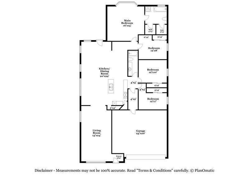 2,255/Mo, 3018 Thunder Gulch San Antonio, TX 78245 Floor Plan View