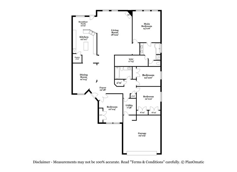 2,190/Mo, 7602 Mission Ledge Boerne, TX 78015 Floor Plan View