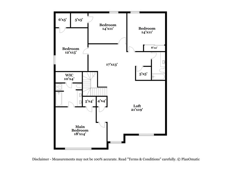 2,470/Mo, 15447 Grosbeak Pass San Antonio, TX 78253 Floor Plan View 2