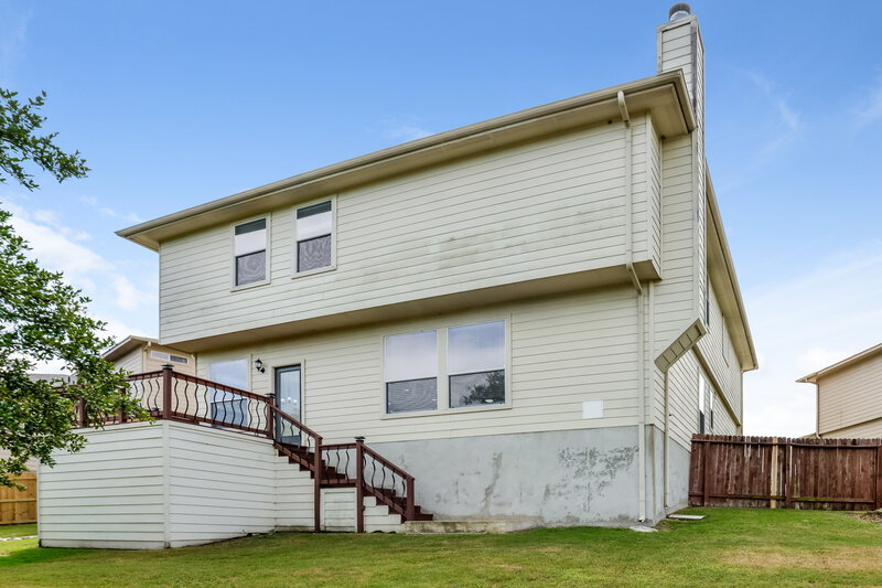 2,470/Mo, 15447 Grosbeak Pass San Antonio, TX 78253 Rear View