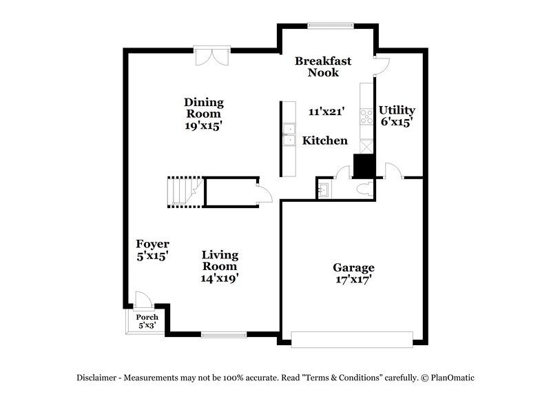 1,755/Mo, 12503 Persimmon Fall San Antonio, TX 78249 Floorplan View