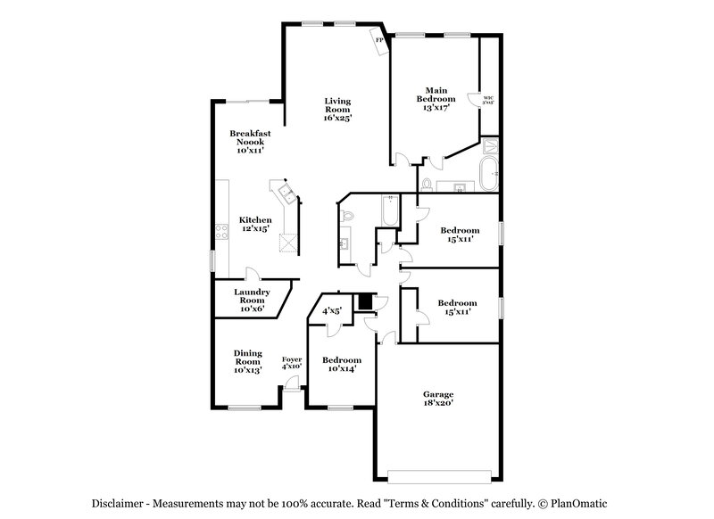 2,175/Mo, 182 Laceleaf Ln Cibolo, TX 78108 Floor Plan View