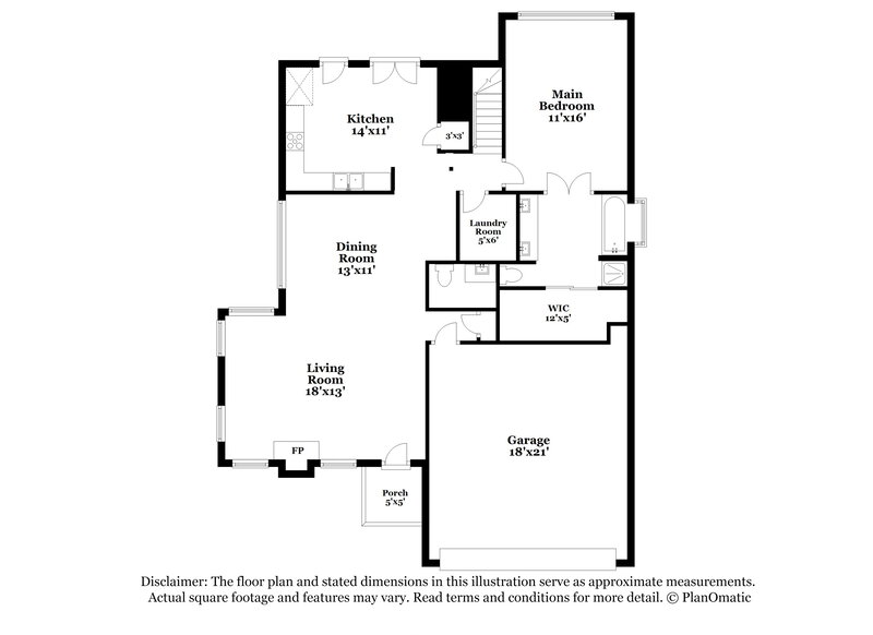 2,035/Mo, 11659 Foxford San Antonio, TX 78253 Floorplan View 2