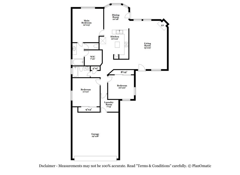 1,970/Mo, 12206 Ashley Ct San Antonio, TX 78247 Floor Plan View