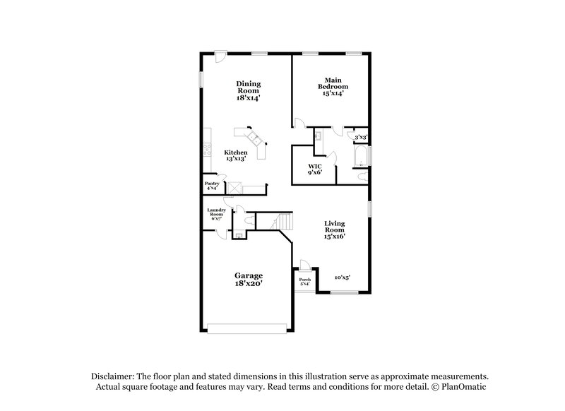 2,410/Mo, 8919 Laguna Rio San Antonio, TX 78251 Floor Plan View