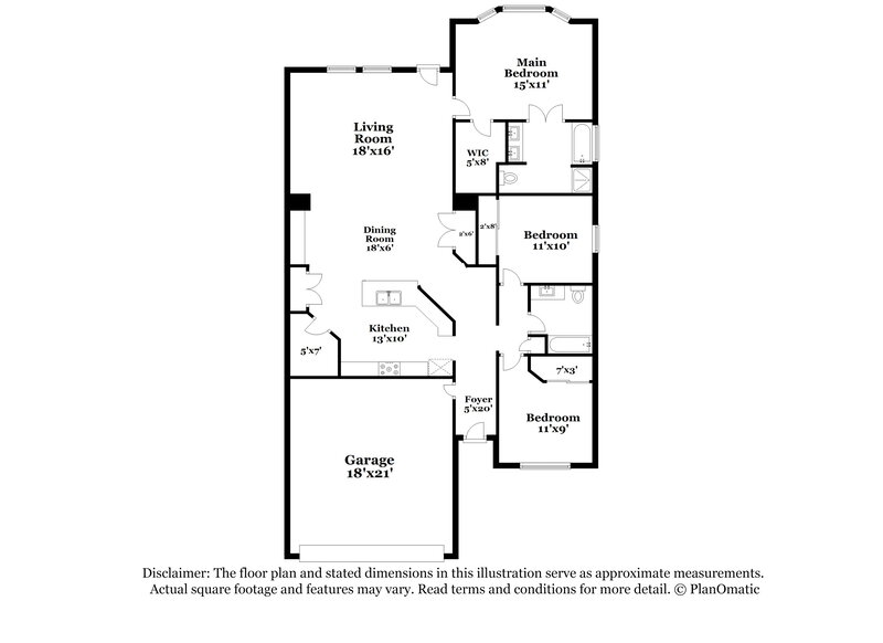 1,740/Mo, 4212 Cavendish Ct Converse, TX 78109 Floor Plan View