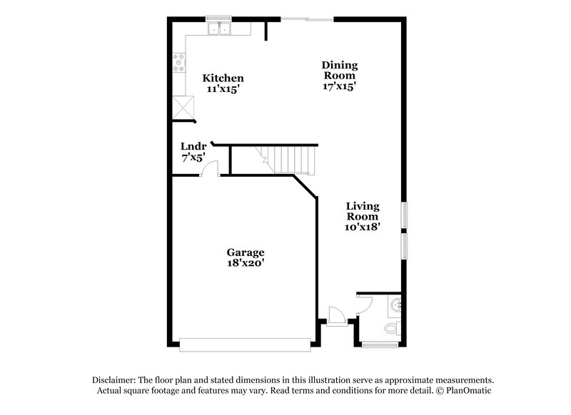 1,545/Mo, 4622 Ida Falls San Antonio, TX 78222 Floor Plan View 2