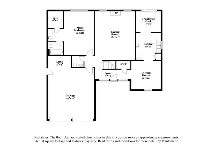 2,100/Mo, 6803 Highland Bluffs San Antonio, TX 78233 Floorplan View