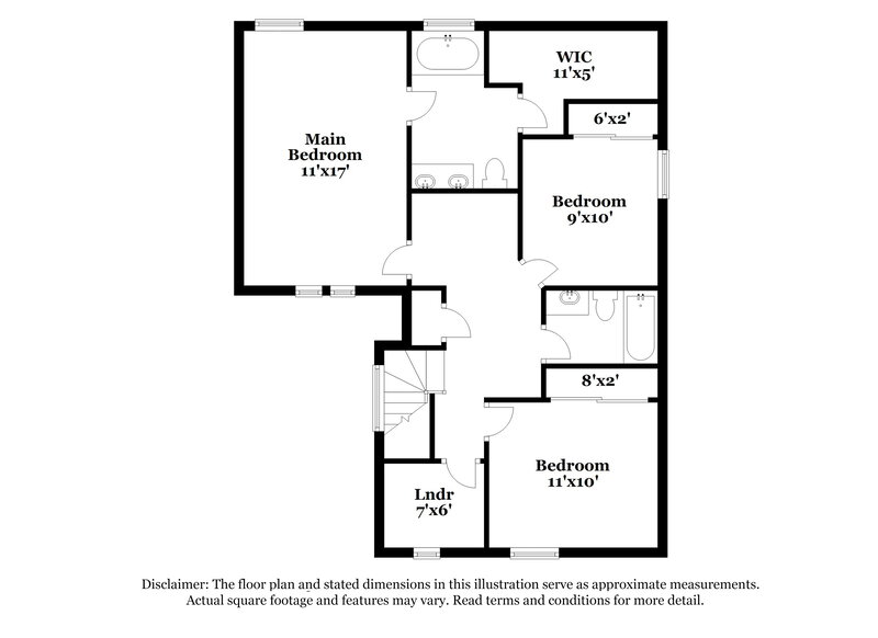 1,525/Mo, 7426 Circle Farm San Antonio, TX 78239 Floorplan View 2