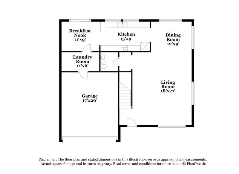 1,710/Mo, 6854 Park Haven San Antonio, TX 78244 Floorplan View