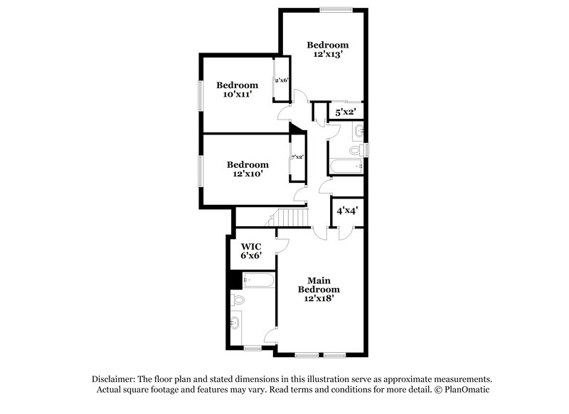 1,755/Mo, 4030 Sparrow Lk San Antonio, TX 78244 Floor Plan View 2