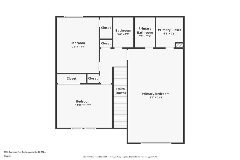 1,600/Mo, 5830 Summer Fest Dr San Antonio, TX 78244 Floor Plan View