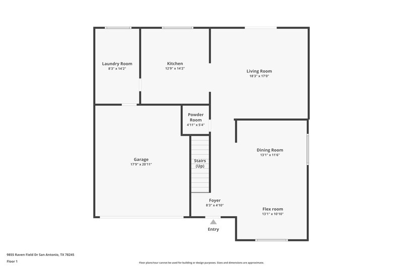1,665/Mo, 9855 Raven Field Dr San Antonio, TX 78245 Floorplan View