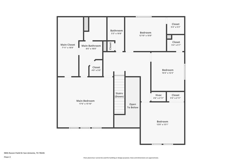1,665/Mo, 9855 Raven Field Dr San Antonio, TX 78245 Floorplan View 2