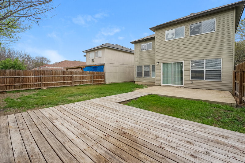 2,015/Mo, 2118 Skull Valley Dr San Antonio, TX 78245 Deck View