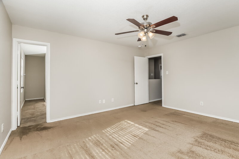 1,370/Mo, 9935 Amber Breeze San Antonio, TX 78245 Main Bedroom View 2