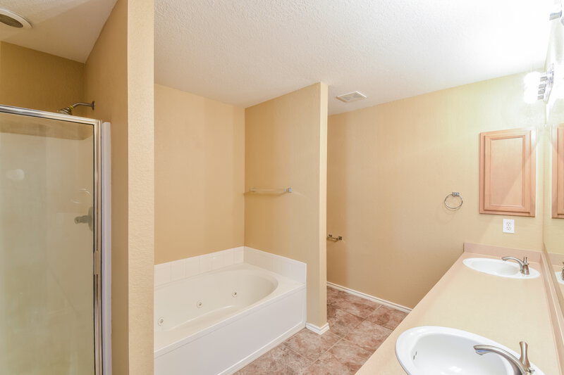 1,965/Mo, 7719 Arabian Creek San Antonio, TX 78244 Master Bathroom View