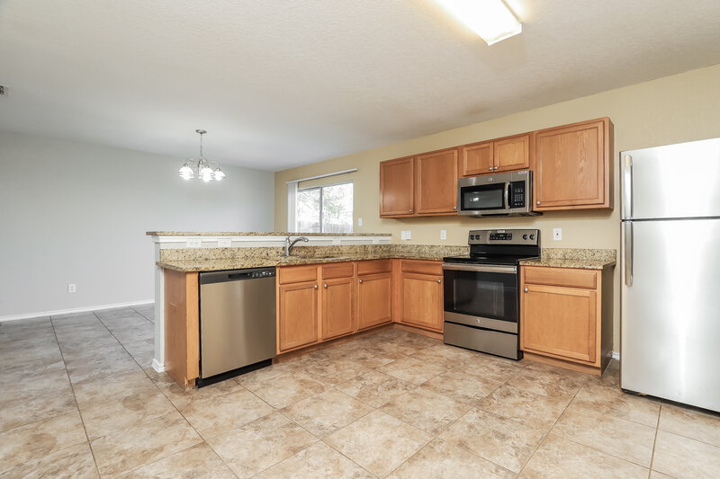 1,480/Mo, 9726 Amber Ledge San Antonio, TX 78245 Kitchen View 2