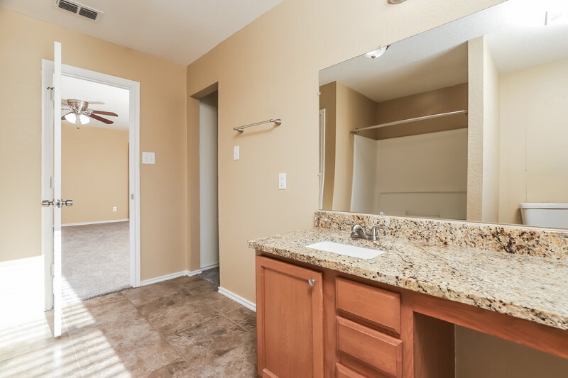 1,480/Mo, 9726 Amber Ledge San Antonio, TX 78245 Main Bathroom View 2