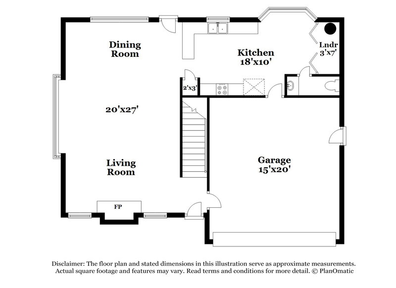 1,895/Mo, 14910 Eagle Run San Antonio, TX 78233 Floor Plan View