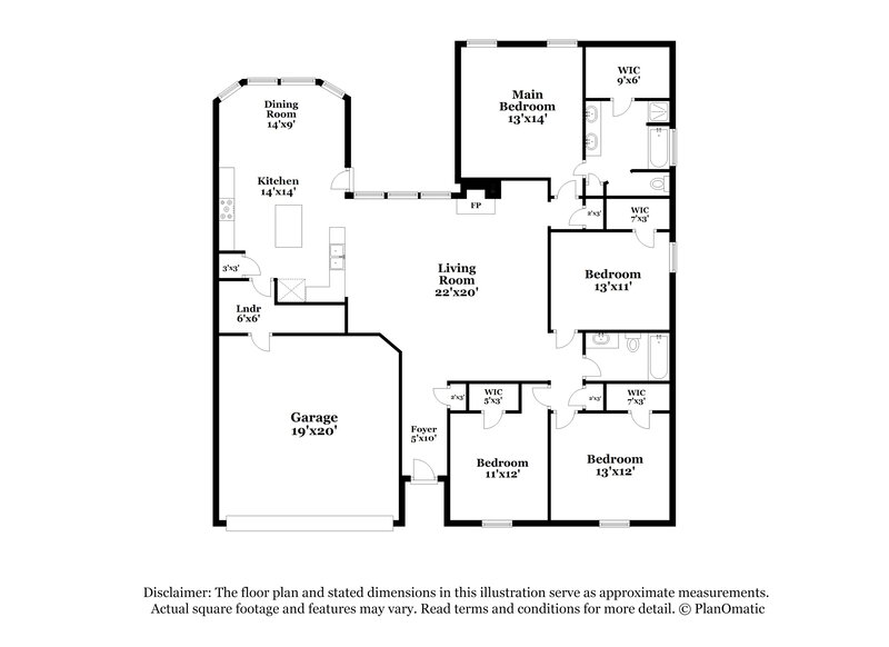 1,910/Mo, 1768 Lower Forty New Braunfels, TX 78130 Floor Plan View