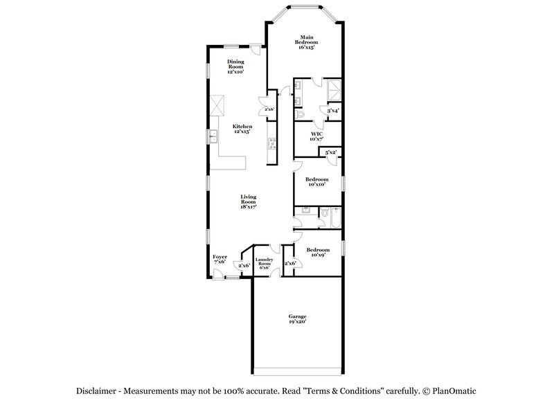 1,845/Mo, 7410 Coral Bells Ct Converse, TX 78109 Floor Plan View