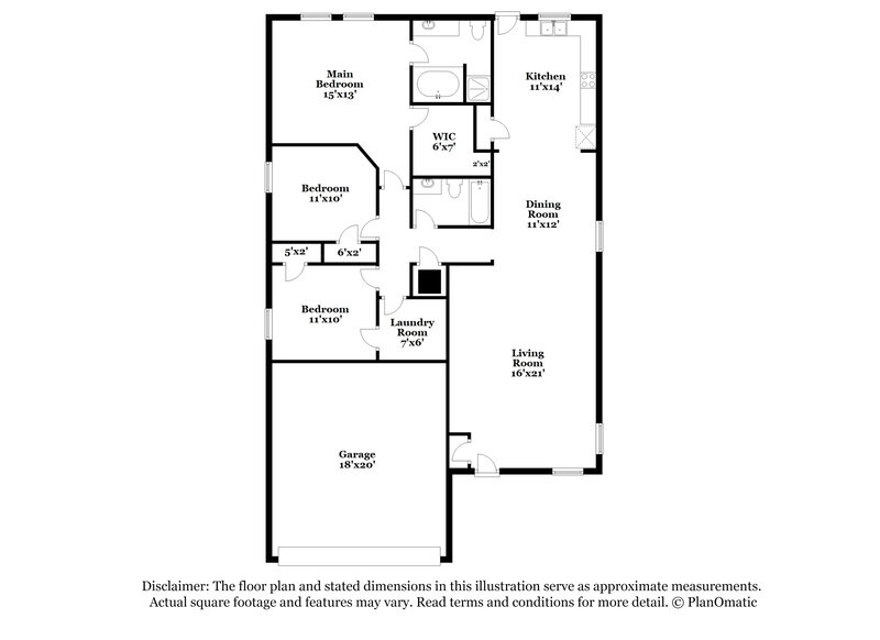 1,820/Mo, 10930 Rustic Cedar San Antonio, TX 78245 Floor Plan View