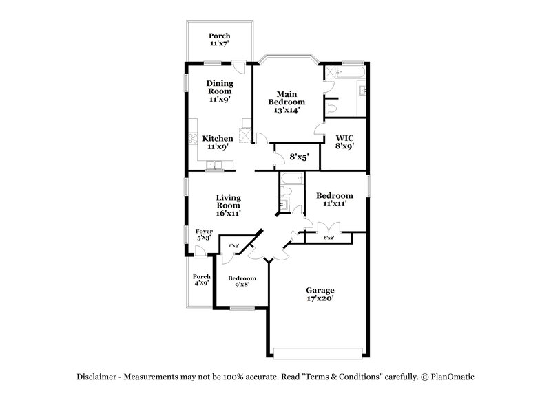1,750/Mo, 654 Sea Eagle San Antonio, TX 78253 Floor Plan View