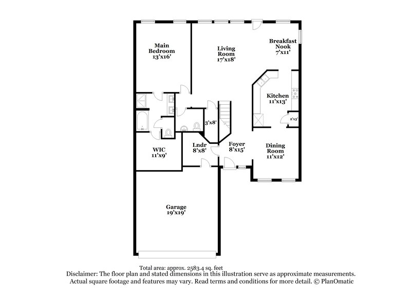 2,320/Mo, 7927 Live Oak Vista San Antonio, TX 78250 Floor Plan View 2