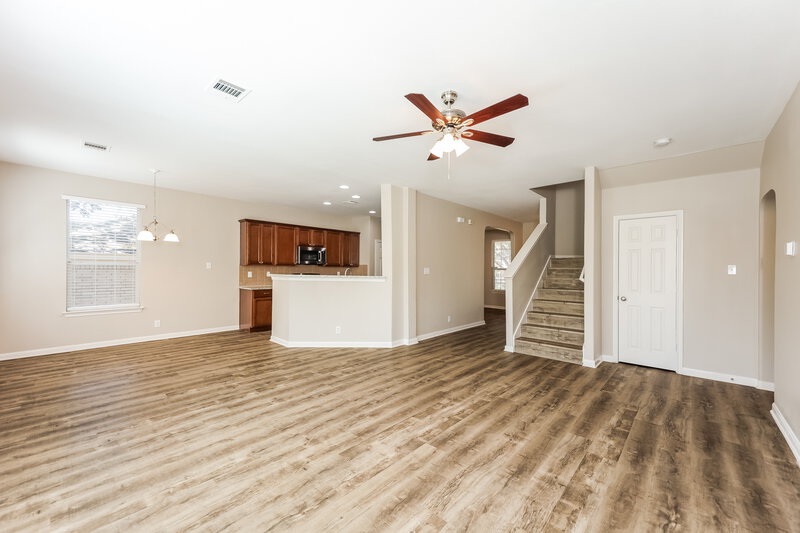 2,320/Mo, 7927 Live Oak Vista San Antonio, TX 78250 Living Room View