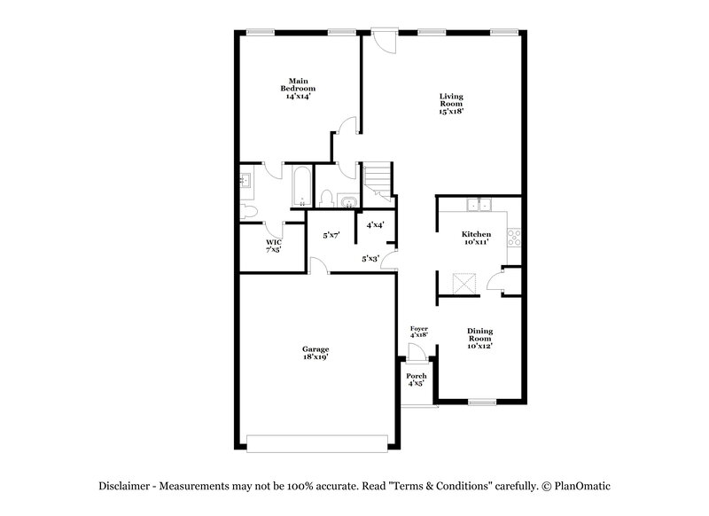 2,005/Mo, 7322 Galileo Line San Antonio, TX 78252 Floor Plan View 2