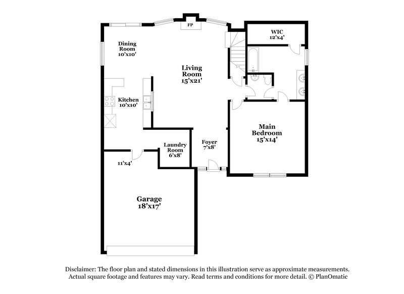 1,620/Mo, 9710 Dugas Dr San Antonio, TX 78245 Floor Plan View 2